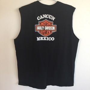 Harley-Davidson Cancun Velvet Sleeveless Tee XL